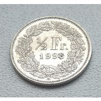Швейцария 1/2 франка, 1996 8-9-50