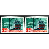 Электрификация железных дорог СССР 1976 год сцепка из 2-х марок