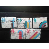 Нидерланды 2009 Детям, марки из блока Михель-6,5 евро гаш
