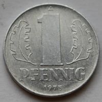 1 пфенниг 1975 ГДР, Германия.