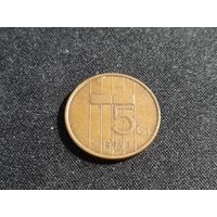 Нидерланды 5 центов 1996