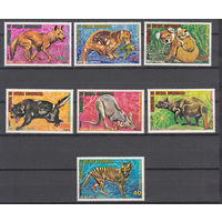 Фауна. Экваториальная Гвинея. 1974. 7 марок. Michel N 467-473 (5,5 е)