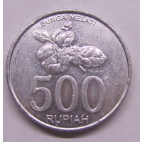Индонезия 500 рупий 2008 г