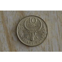Мадагаскар 10 франков 1989