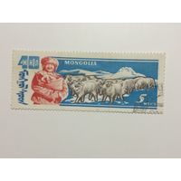 Монголия 1961. 40-летие образования Народной Республики-Животноводство