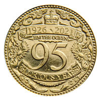 Гибралтар 1 фунт, 2021 95 лет со дня рождения Королевы Елизаветы II UNC