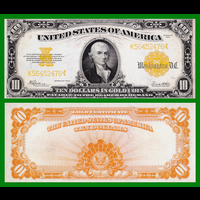 [КОПИЯ] США 10 долларов 1922г. Золотой Сертификат.