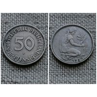 Германия ФРГ 50 пфеннигов 1950 (F)