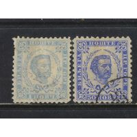 Черногория Княж 1894 Никола I Петрович Стандарт #15C,18A