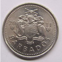 Барбадос 25 центов 2011