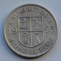 Маврикий 1 рупия. 1993