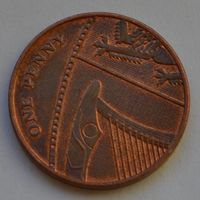 Великобритания 1  пенни, 2008 г.