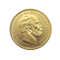 20 марок Пруссия 1879г. Вильгельм.