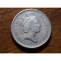 Великобритания 5 пенсов 1991