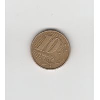 10 сентаво Бразилия 2001. Лот 5577