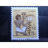 Египет, 1985, Стандарт, слуга, настенный рисунок