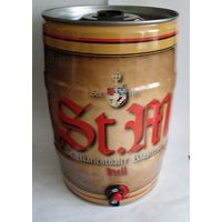Бачонок от пива.5 литров Германия. ,,St. Marienthaler"
