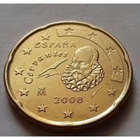 20 евроцентов, Испания 2008 г., AU
