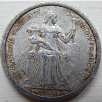 6. Океания 1 франк 1949 год