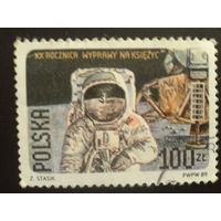 Польша 1989 Аполо-11 на Луне