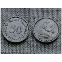 Германия ФРГ 50 пфеннигов 1990 А