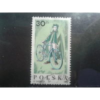 Польша, 1986, Велосипедистка Каролина Коценцка