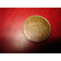 5 центов 1996 год Нидерланды