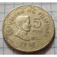 Филиппины 5 писо, 1997     ( 2-12-4 )