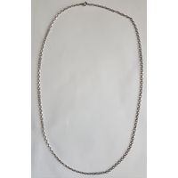 Цепочка серебро,  вес 9,4 гр, проба, длина 60 см. Пр. Италия