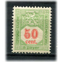 Люксембург - 1922/1935 - Цифры 50С. Portomarken - [Mi.16Ap] - 1 марка. MH.  (Лот 34Ai)
