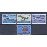 [465] Гренада-Гренадины 1983. Авиация.Самолеты.Воздушный шар. СЕРИЯ MNH