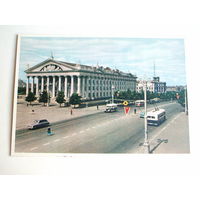 Минск 1950 е годы Дворец профсоюзов Открытка