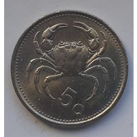 Мальта 5 центов, 1986 (2-5-68)