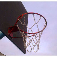 Баскетбольная сетка металлическая стритбольная (антивандальная).