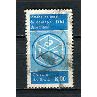 Бразилия - 1963 - Национальная неделя образования - [Mi. 1033] - полная серия - 1 марка. Гашеная.  (Лот 17CH)