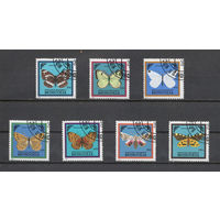 Монголия.1986.Бабочки (полная серия 7 марок)