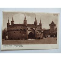 Старинная польская открытка с видом Кракова.1935г.