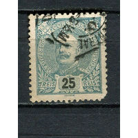Португалия - 1895/1896 - Король Карлуш I 25 R - [Mi.129] - 1 марка. Гашеная.  (Лот 69EB)-T7P10
