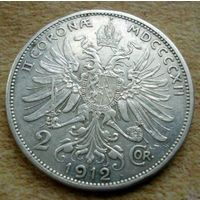 Австро-Венгрия. 2 кроны 1912 г.