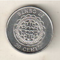 Соломоновы Острова 20 цент 2012