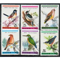 Птицы КНДР 1988 год серия из 6 марок