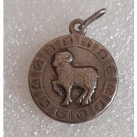 Кулон (медальон) Овен, знак зодиака. 925