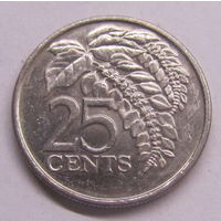 Тринидад и Тобаго 25 центов 1998 г