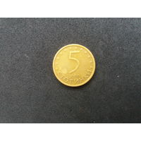 5 стотинков 2000г. Болгария