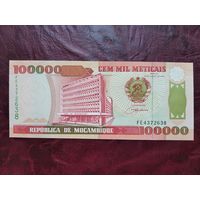 100000 метикал Мозамбик 1993 г.