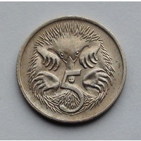 Австралия 5 центов. 1977