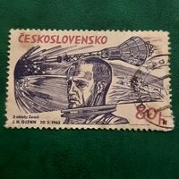 Чехословакия 1964. Космонавт Джейн Гленн