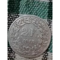 Швейцария 2 франка 1914