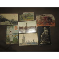 Почтовая открытка,открытое письмо 7 шт.до 1917 г. и не только.С рубля.