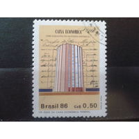 Бразилия 1986 125 лет сберкассам
